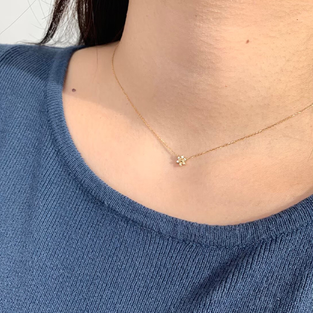 STAR JEWELRY GIRL K10 ネックレス 保証書有り - greatriverarts.com