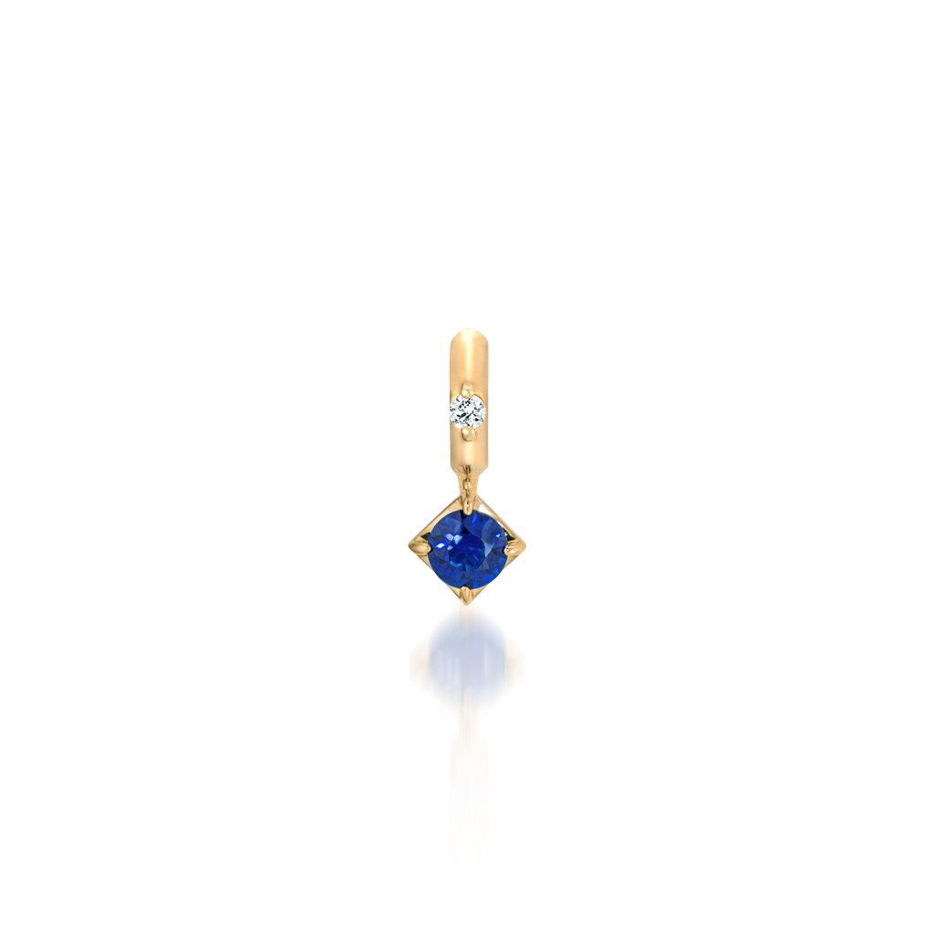 K10 チャーム TALISMANIC BLUE SAPPHIRE CHARM(9月の誕生石 サファイア)