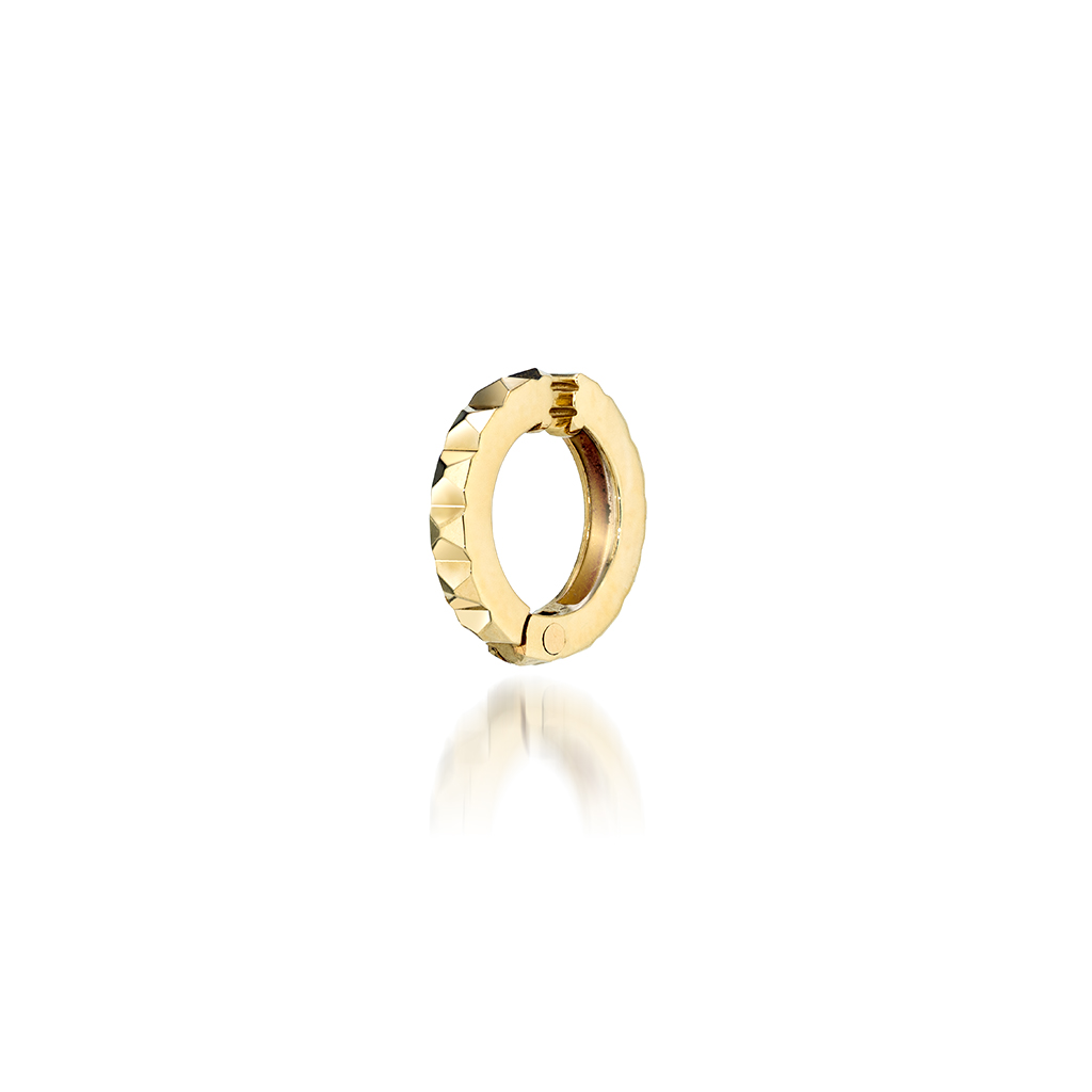 TEXTURE CLIP EARRING