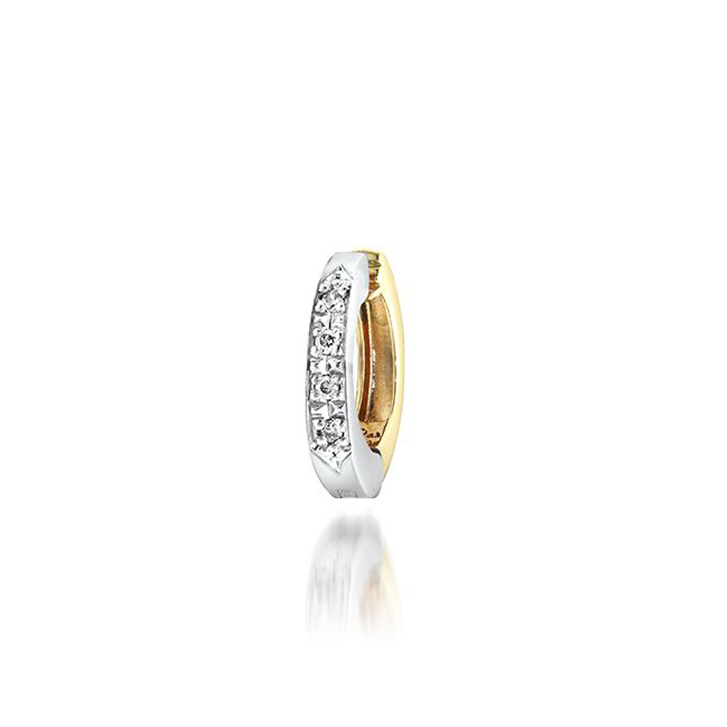 DIAMOND CLIP EARRING(2JE0204)K10 イヤリング｜スター
