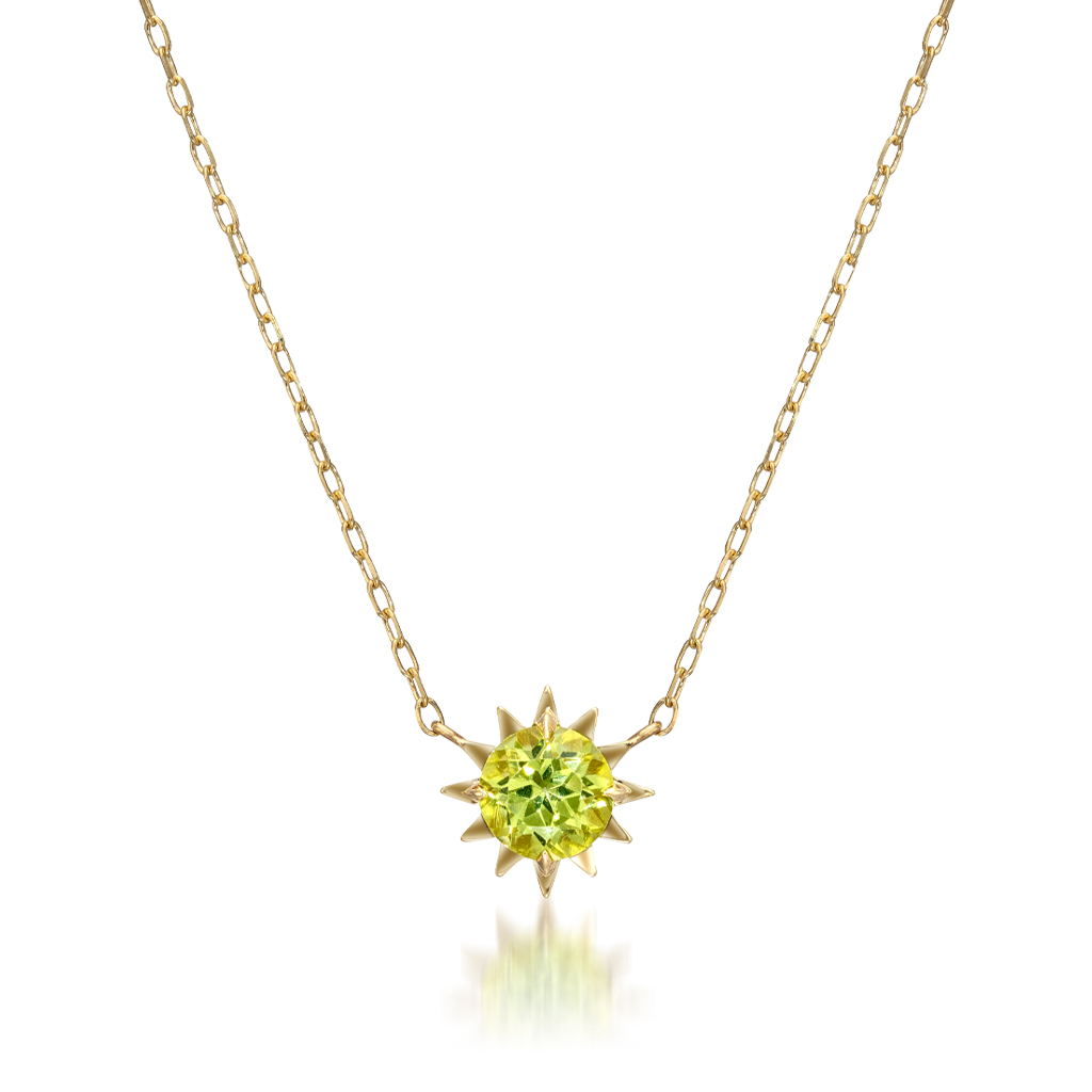 ネックレスPERIDOT SUNBURST NECKLACE(2JN1045)｜スタージュエリー公式