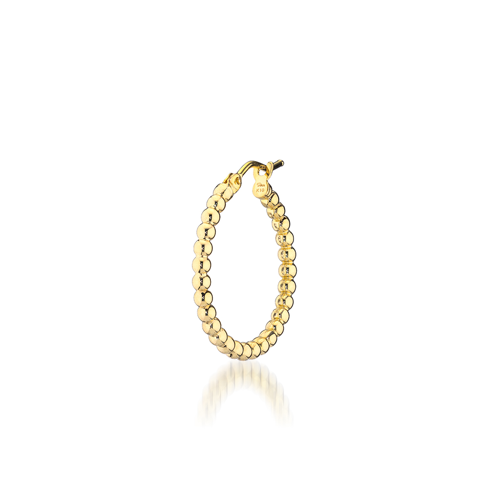 BALL HOOP PIERCED EARRING(2.0cm/片耳用)