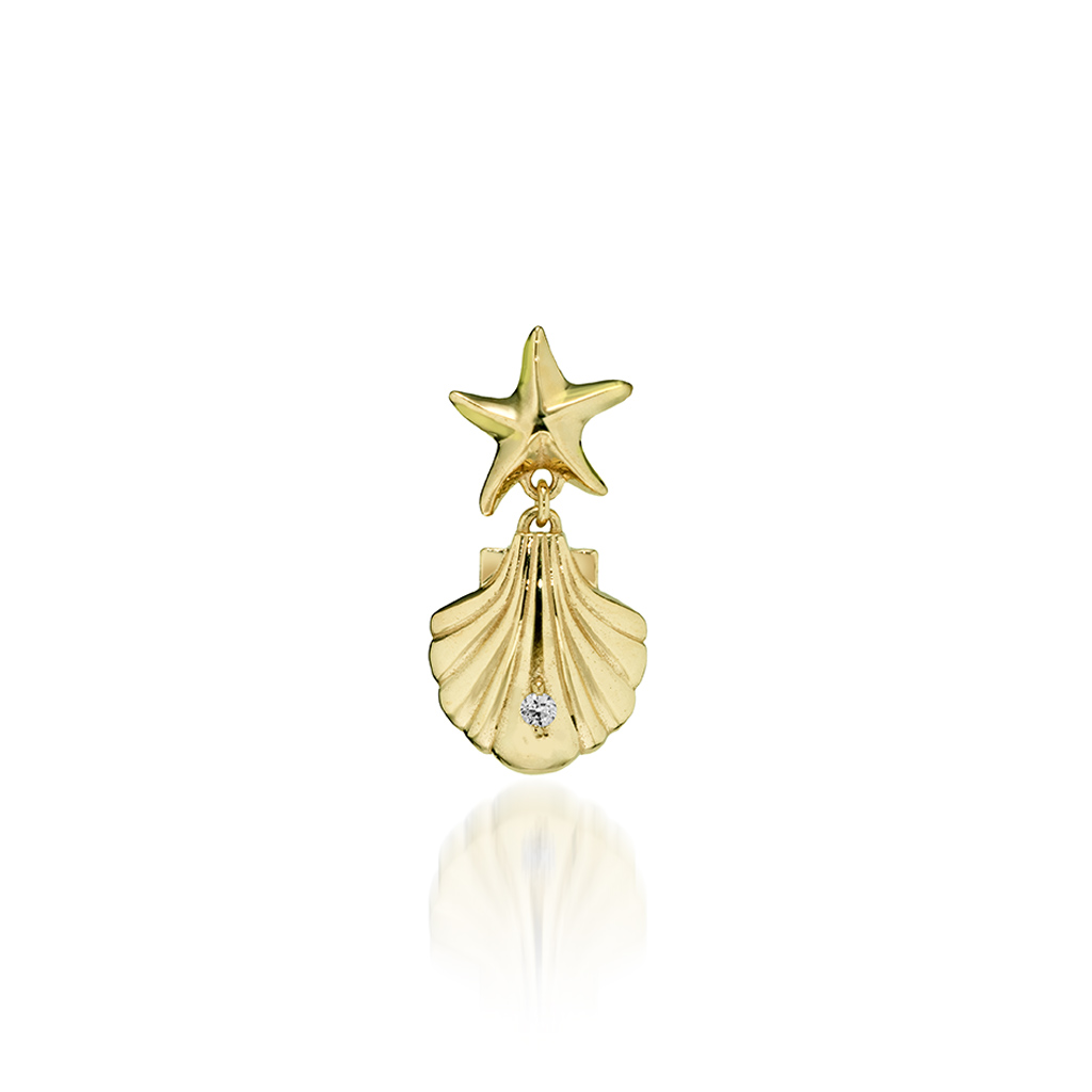 STAR CLIP EARRING