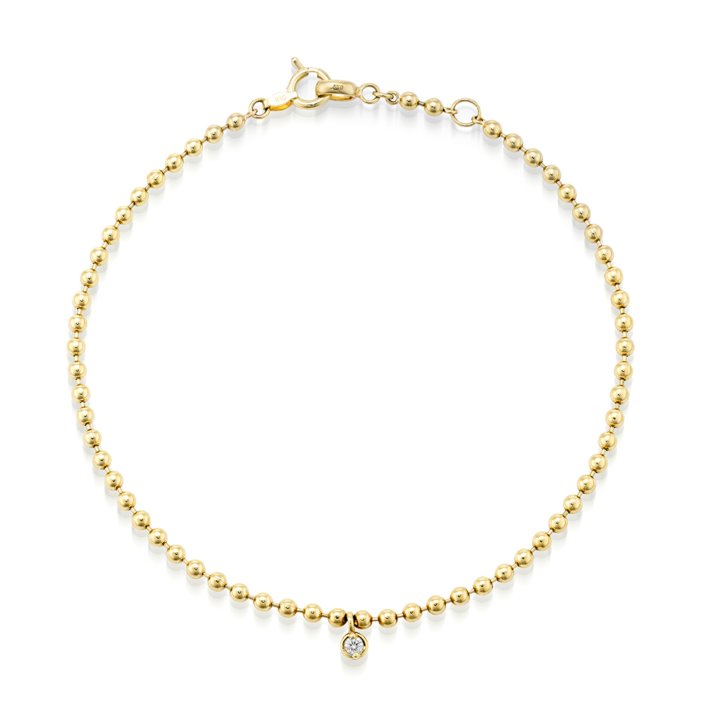 DIAMOND BALL CHAIN BRACELET