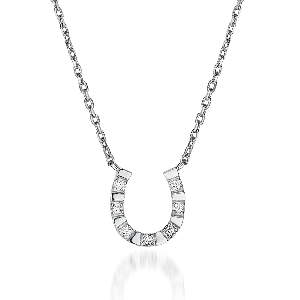 DIAMOND HORSESHOE NECKLACE