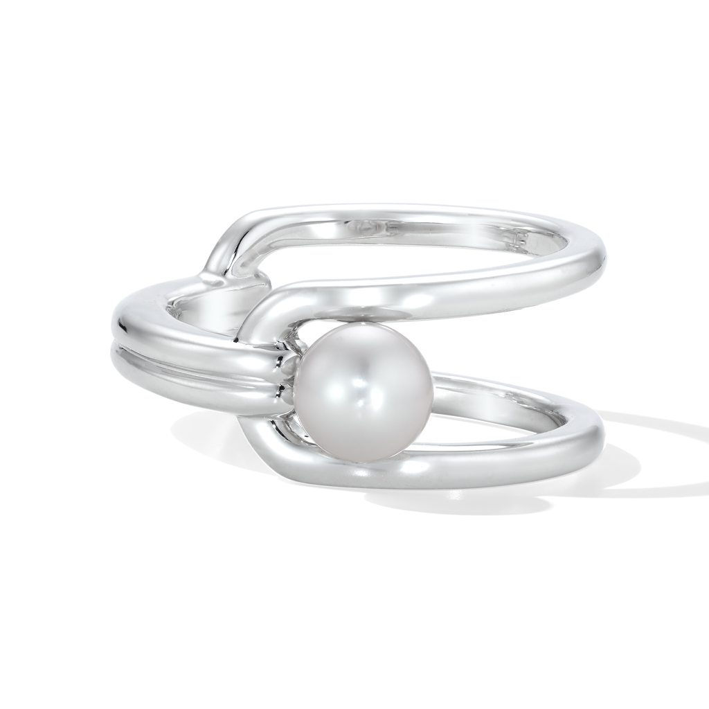 MONOTONE PEARL RING