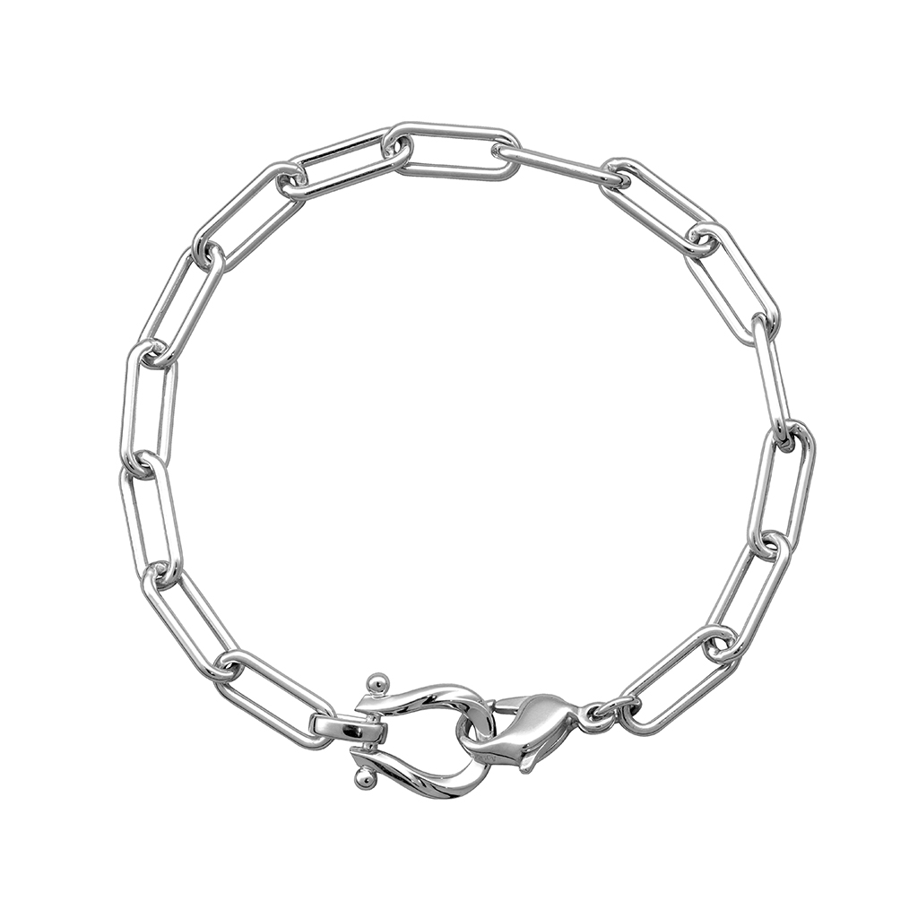 BUCKLE CLIP CHAIN BRACELET(17cm)
