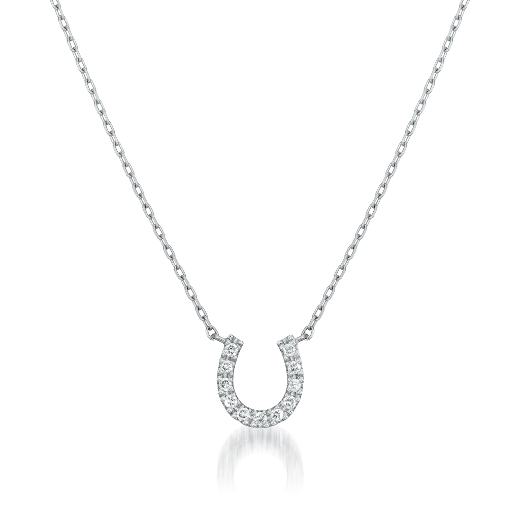 DIAMOND HORSESHOE NECKLACE