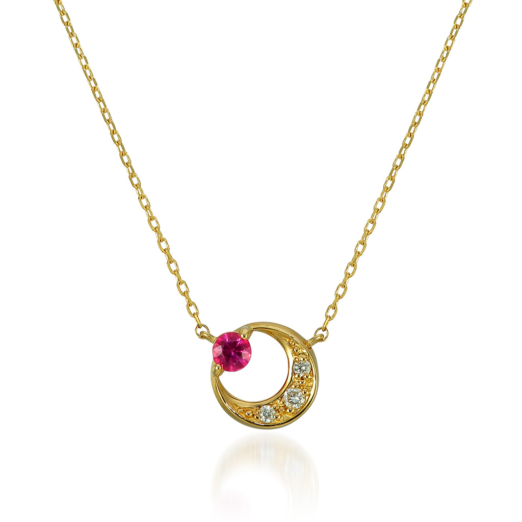 ネックレスRUBY MOON NECKLACE(2ZN2314)｜スタージュエリー公式 ...