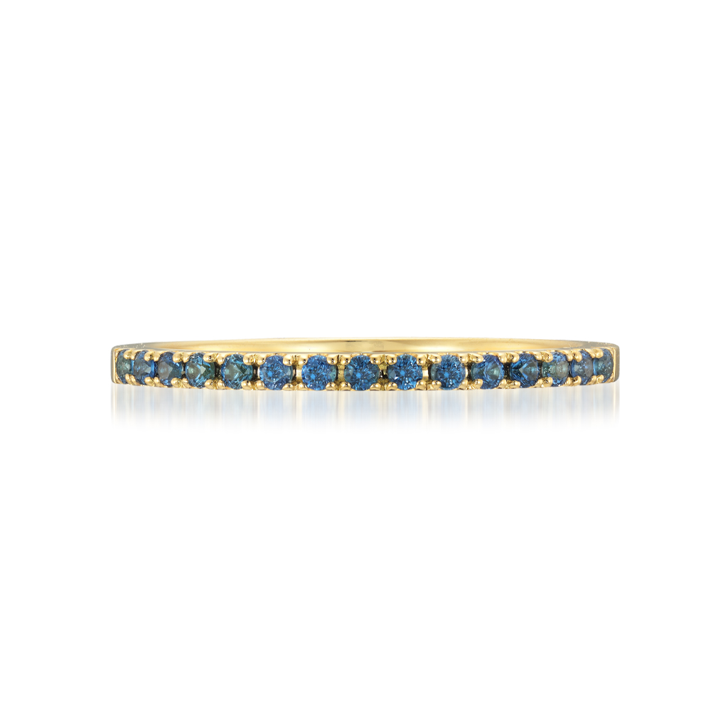 K10 リング BLUE SAPPHIRE ETERNITY RING(9月の誕生石 サファイア)