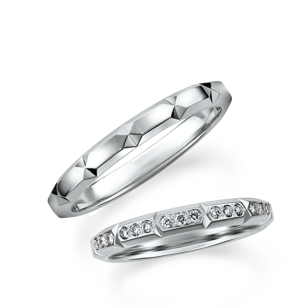 n*1様 美品★Star Jewelry【スタージュエリー】シルバーリング　ライ Radiance |結婚指輪(マリッジリング)