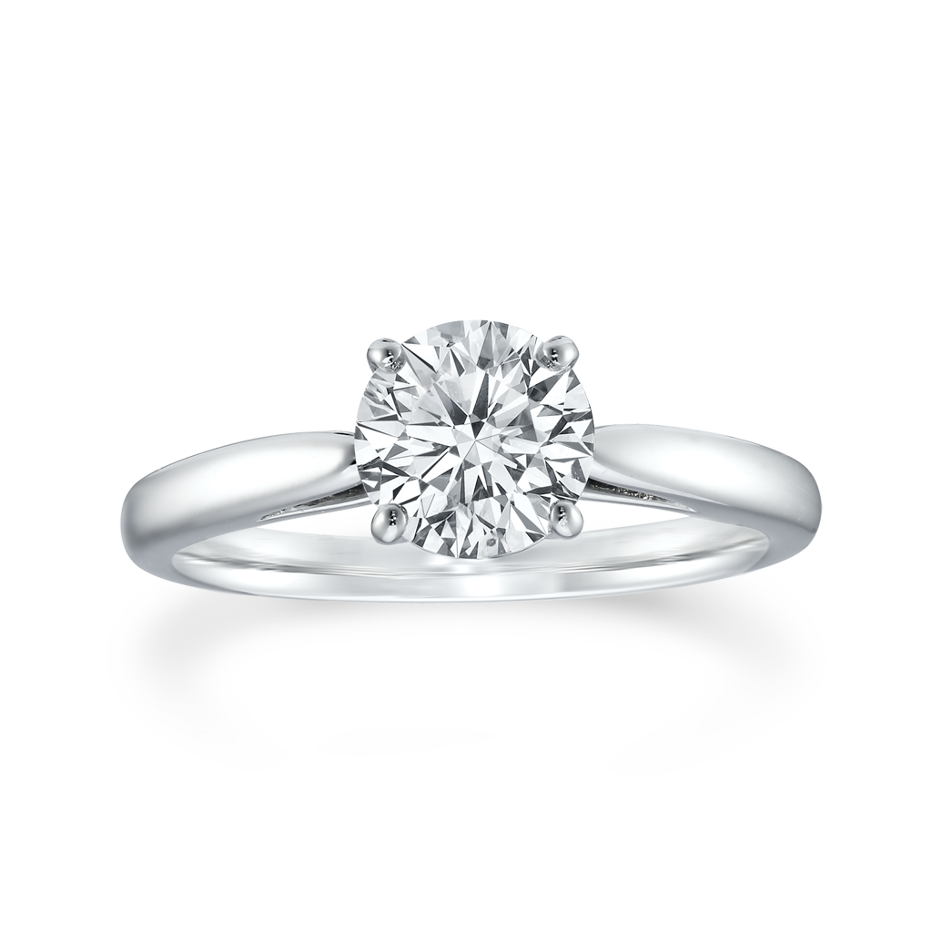 ダイアモンドの指輪/RING/ 0.45 / 0.34 / 0.11 ct.045034011ctグラム