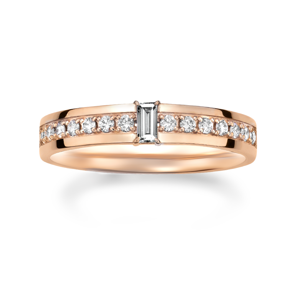 pt100 装飾的なリング 約7.0g Ginza Eternity Ring 2PR0794|結婚指輪(マリッジリング)