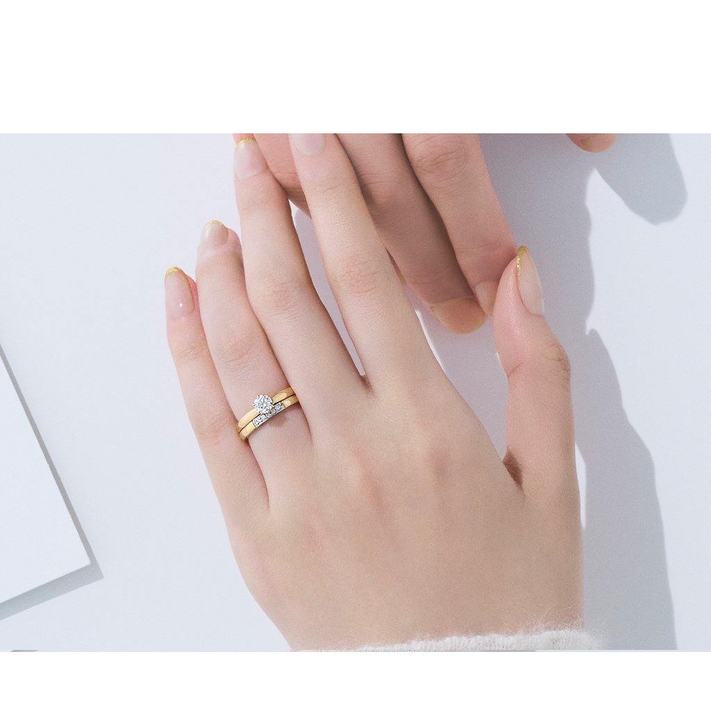 Hidden Halo 0.25ct 1PR0078|婚約指輪 (エンゲージリング)