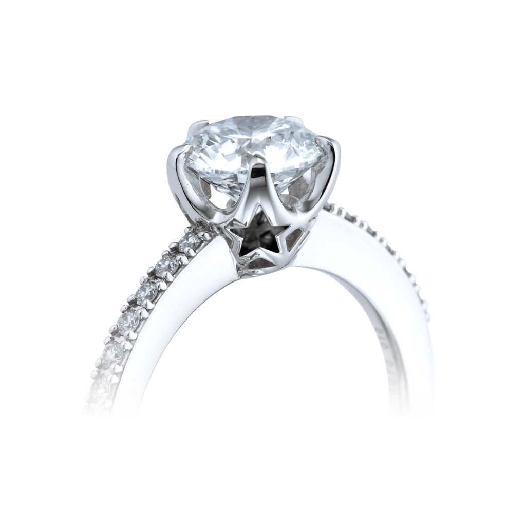 Star Crown 0.7ct 1PR0296|婚約指輪 (エンゲージリング)