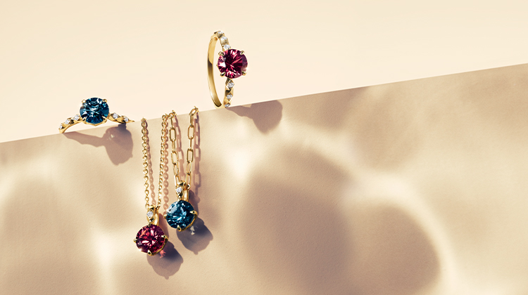 スタージュエリー カラーストーン ピアス K18イエローゴールド STAR JEWELRY - スタージュエリー カラーストーン ピアス K18