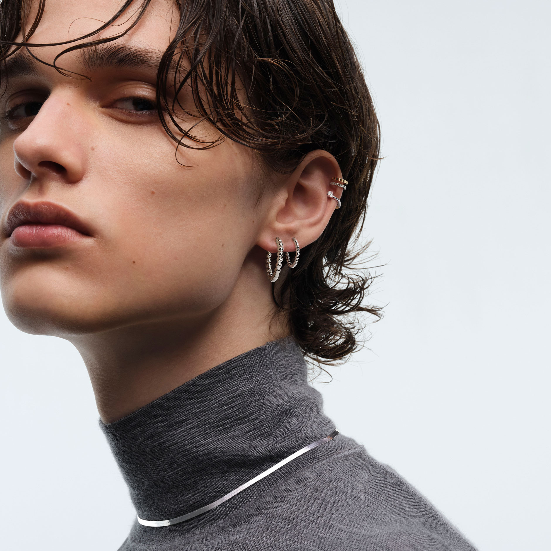 アガットK10 ひねりフープ ピアス アガットK10 ひねりフープ ピアス K10フープピアス｜ピアス｜アガット