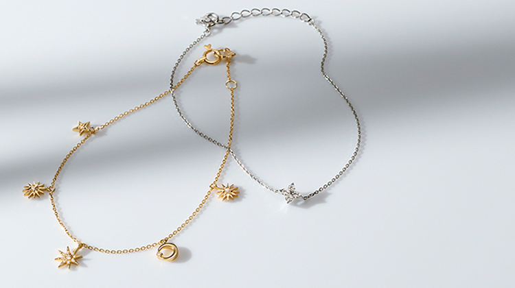 BRIGHTEST STAR DIAMOND BRACELET(2ZU0588)K18 ブレスレット