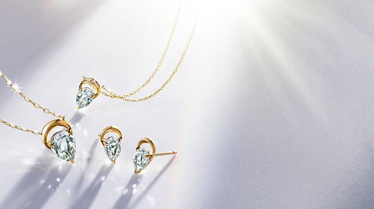 【現行品】スタージュエリー10Kピアス　CRESCENT DROP CRESCENT DROP PIERCED EARRINGS(2JP1068)K10 ピアス｜スター