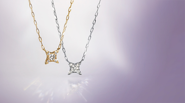 クスクスさん専用　STAR JEWELRY ネックレス FLOWER DEW NECKLACE(2JN0604)K10 ネックレス｜スタージュエリー